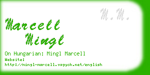 marcell mingl business card